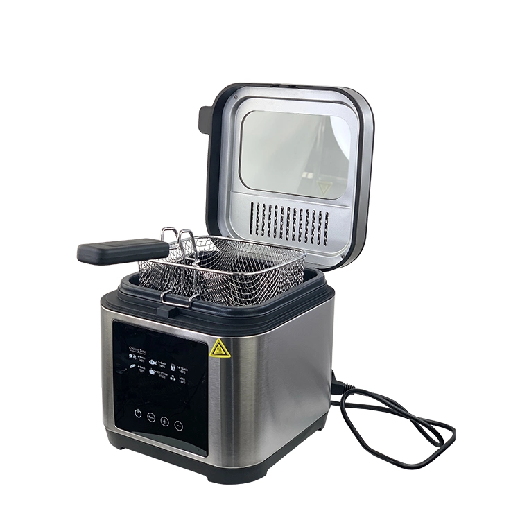 2.5L Digital Deep Air Fryer with Detachable Fryer Lid and Filter