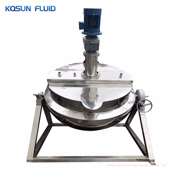 300 1000 литров пищевого класса из нержавеющей стали, промышленный электрический паровой масляный чайник с курткой/плита/горшок